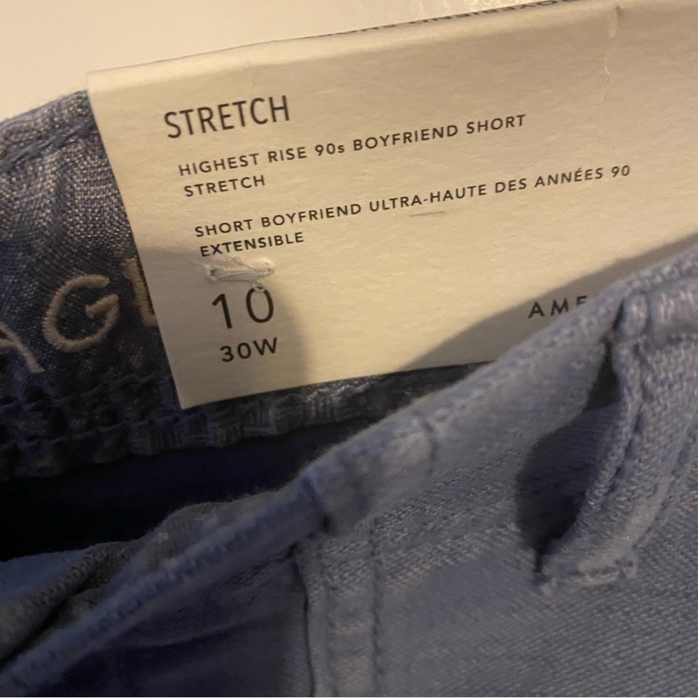 Women's Blue Shorts American Eagle Size 10 NWT - Picture 3 of 5